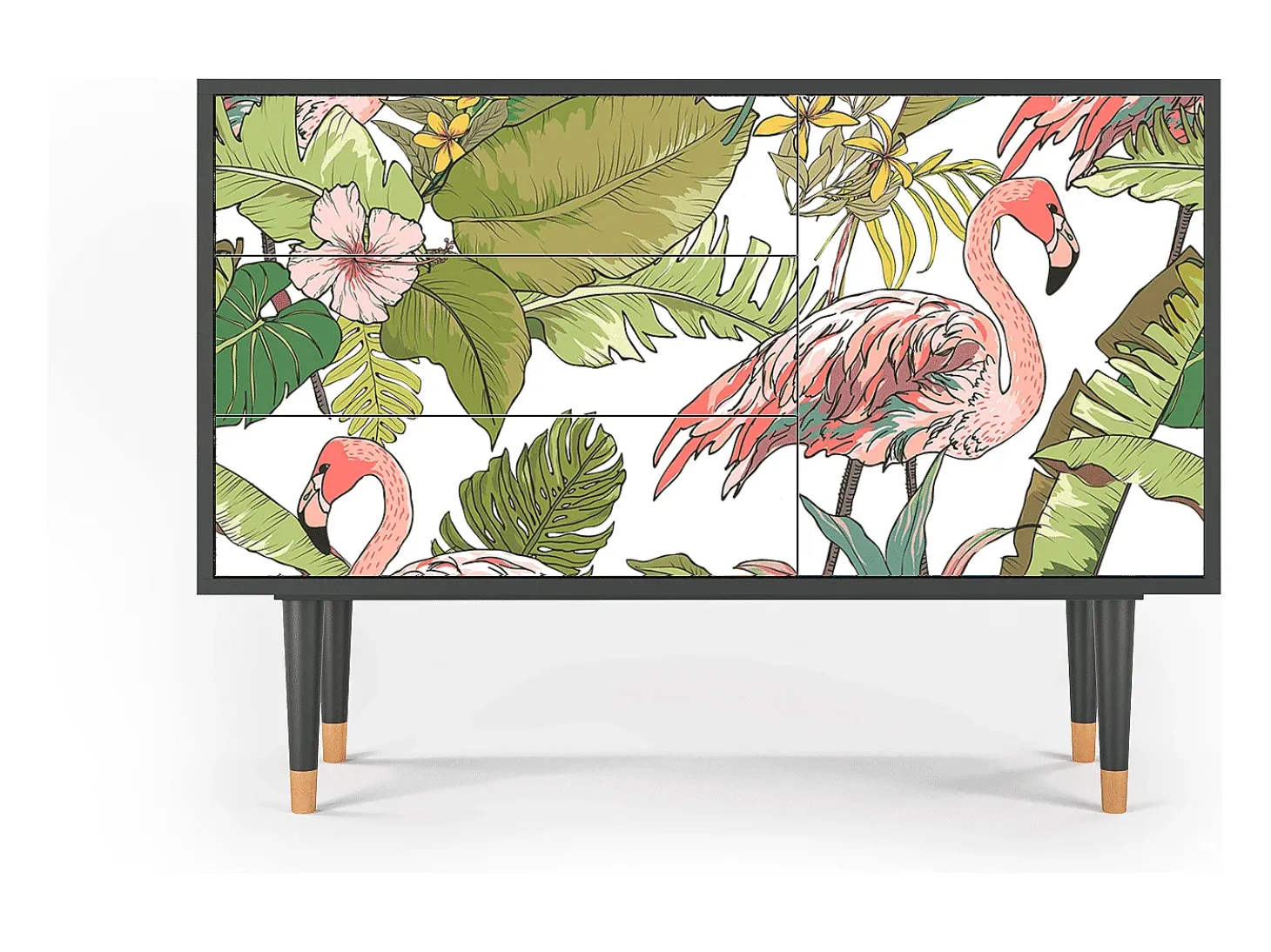 Aparador - 115х84х41 cm - S3 - Sweet Flamingo, Antracita