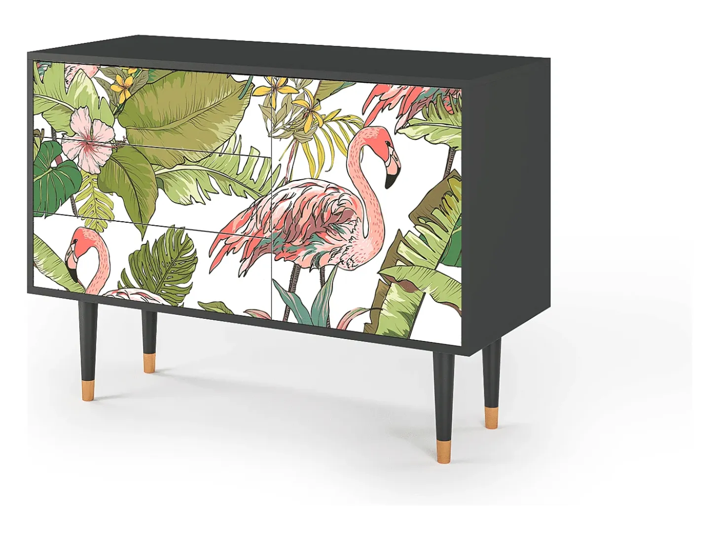 Aparador - 115х84х41 cm - S3 - Sweet Flamingo, Antracita