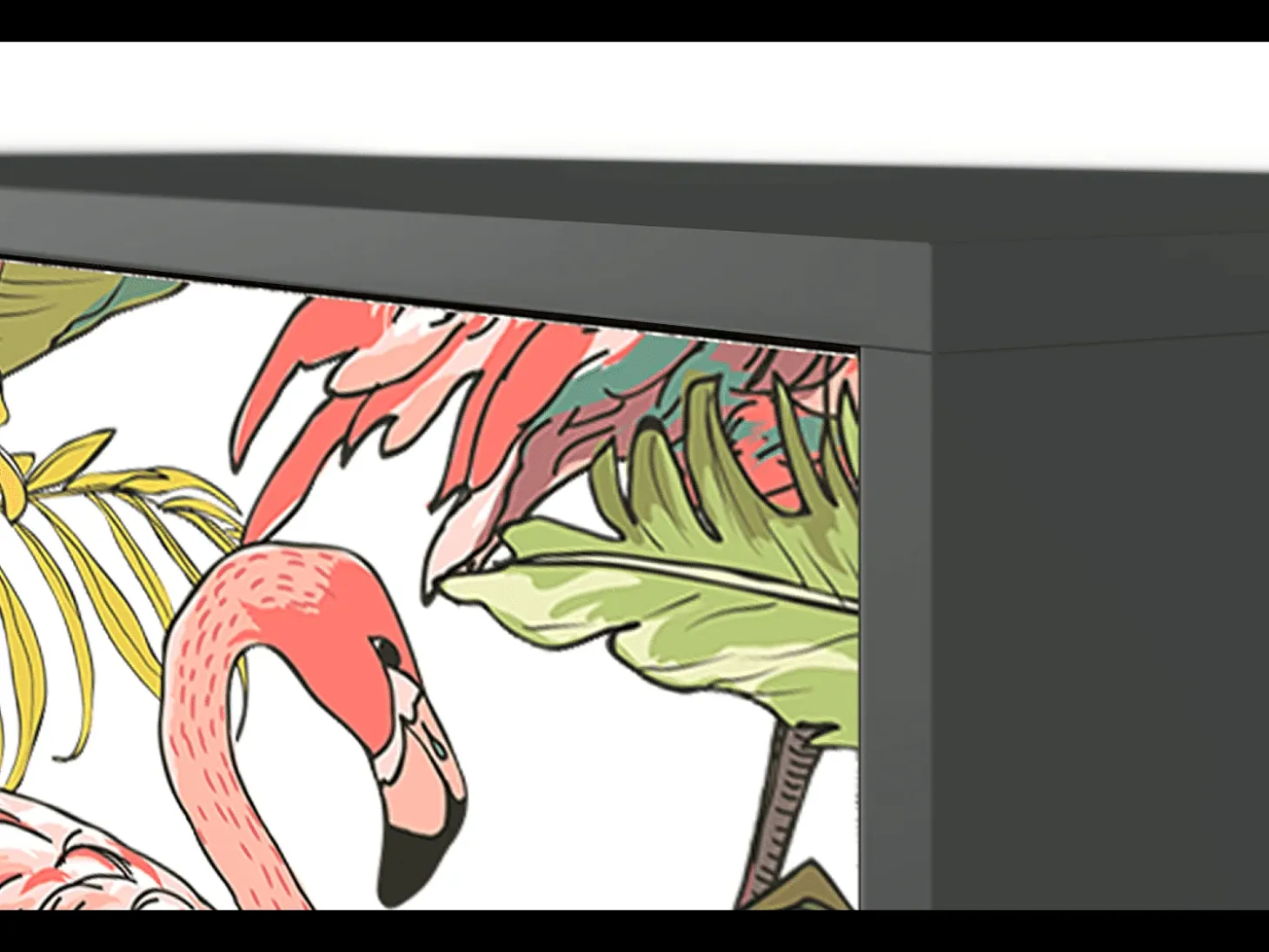 Aparador - 115х84х41 cm - S3 - Sweet Flamingo, Antracita
