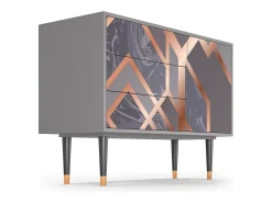 Aparador - 115х84х41 cm - S3 - Taupe Anatomy, Gris