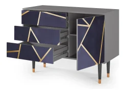 Aparador - 115х84х41 cm - S3 - The Amethyst, Gris