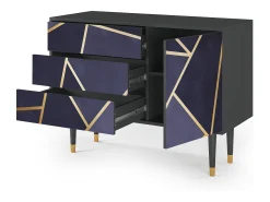 Aparador - 115х84х41 cm - S3 - The Amethyst, Antracita