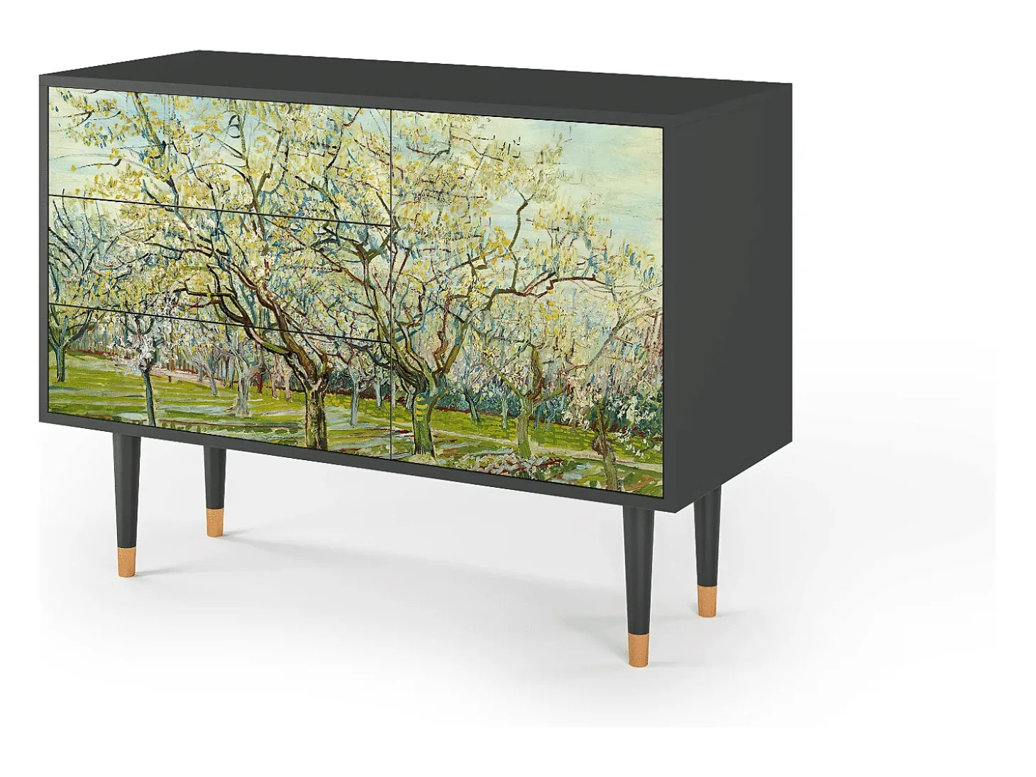 Aparador - 115х84х41 cm - S3 - The Blanco Orchard, Antracita