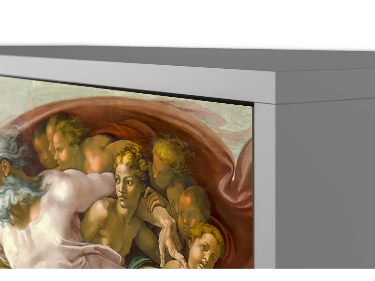 Aparador - 115х84х41 cm - S3 - The Creation of Adam, Gris