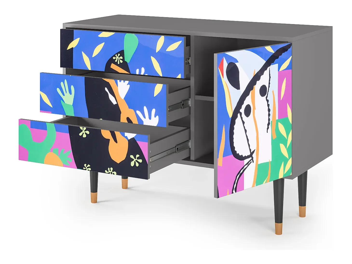 Aparador - 115х84х41 cm - S3 - The Dance by Matisse , Gris