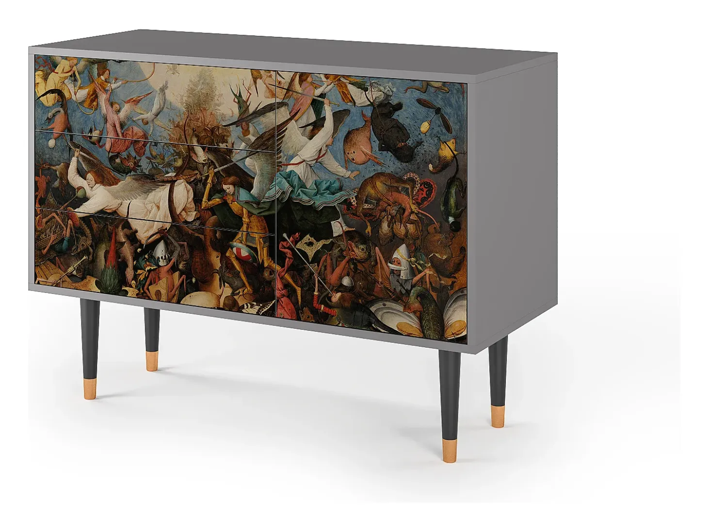 Aparador - 115х84х41 cm - S3 - The Fall, Gris