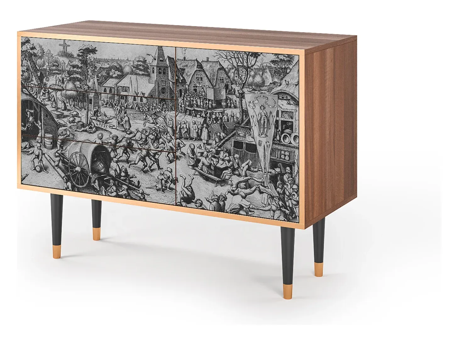 Aparador - 115х84х41 cm - S3 - The Festival of Saint, Nogal