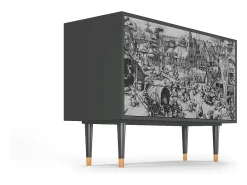 Aparador - 115х84х41 cm - S3 - The Festival of Saint, Antracita