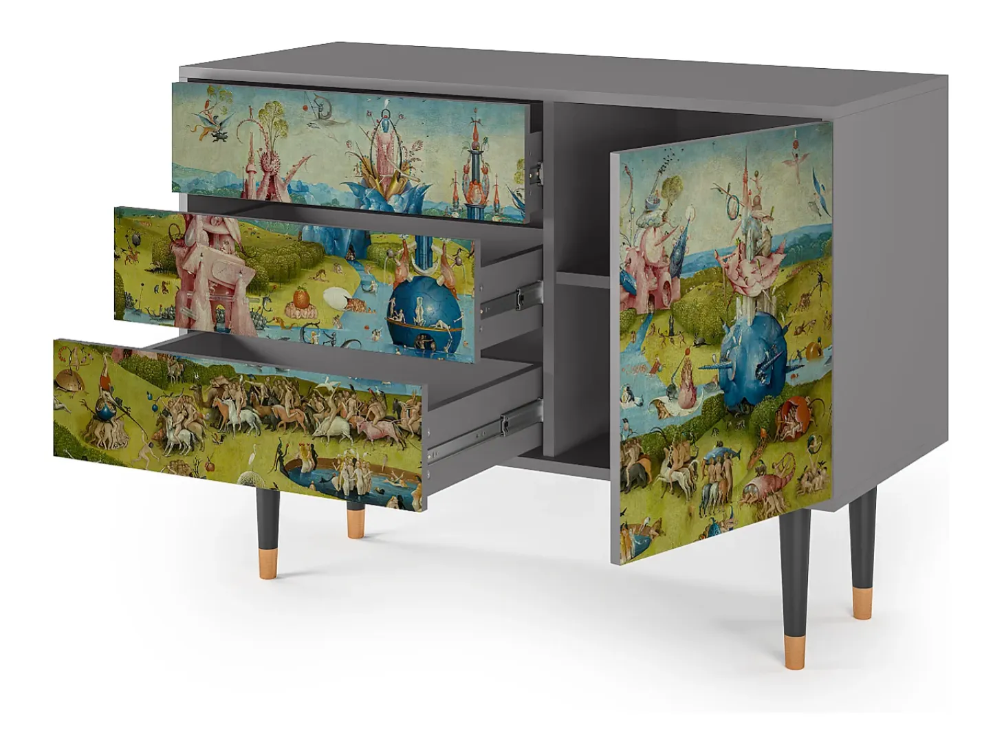 Aparador - 115х84х41 cm - S3 - The Garden 2 by Bosch, Gris
