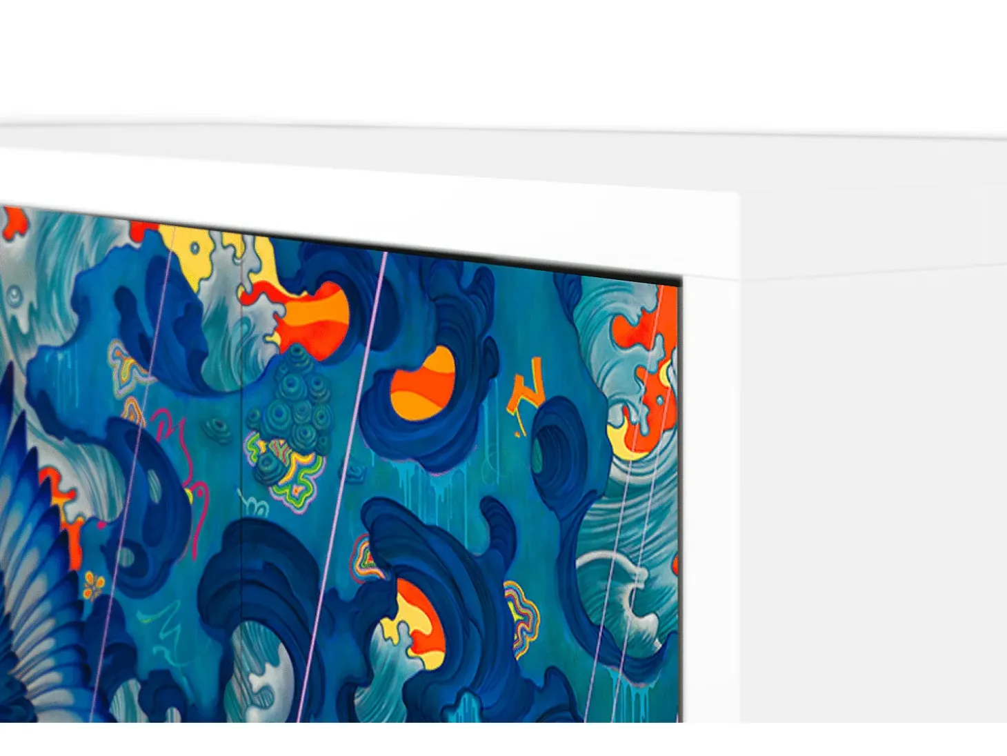 Aparador - 115х84х41 cm - S3 - The Girl - James Jean, Blanco