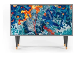 Aparador - 115х84х41 cm - S3 - The Girl - James Jean, Gris