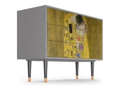 Aparador - 115х84х41 cm - S3 - The Kiss by Klimt , Gris
