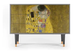 Aparador - 115х84х41 cm - S3 - The Kiss by Klimt , Gris