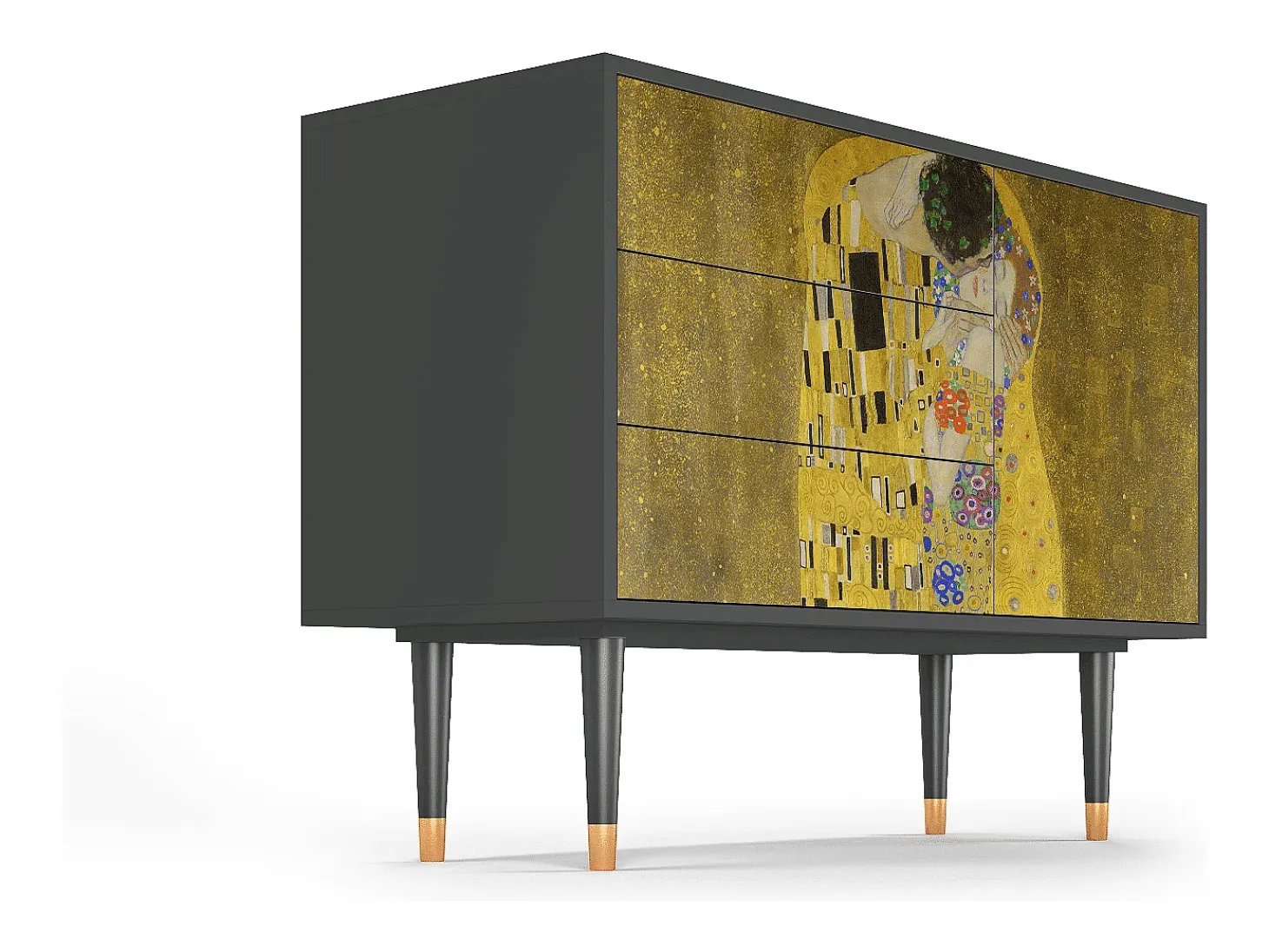 Aparador - 115х84х41 cm - S3 - The Maiden by Klimt, Antracita