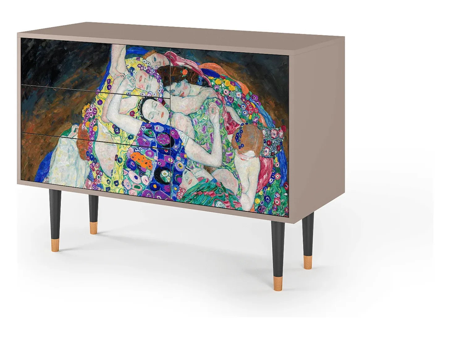 Aparador - 115х84х41 cm - S3 - The Maiden by Klimt, Latte