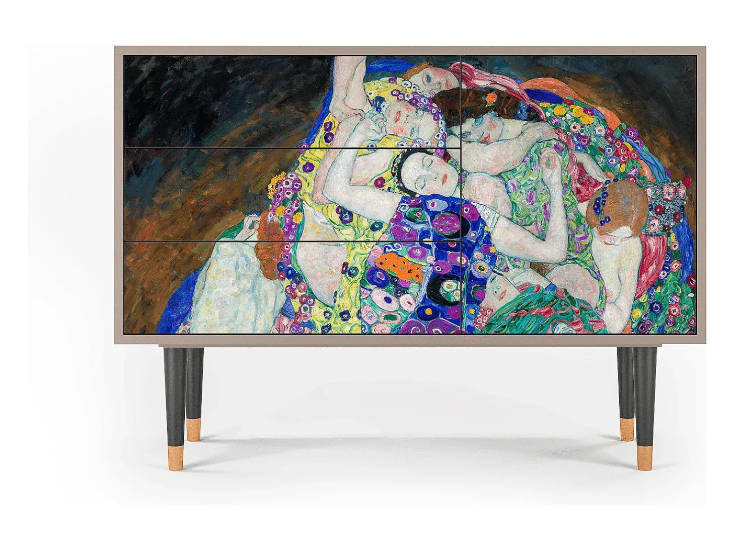 Aparador - 115х84х41 cm - S3 - The Maiden by Klimt, Latte