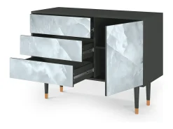 Aparador - 115х84х41 cm - S3 - The Onyx, Antracita