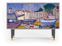 Aparador - 115х84х41 cm - S3 - The Port of Collioure , Latte