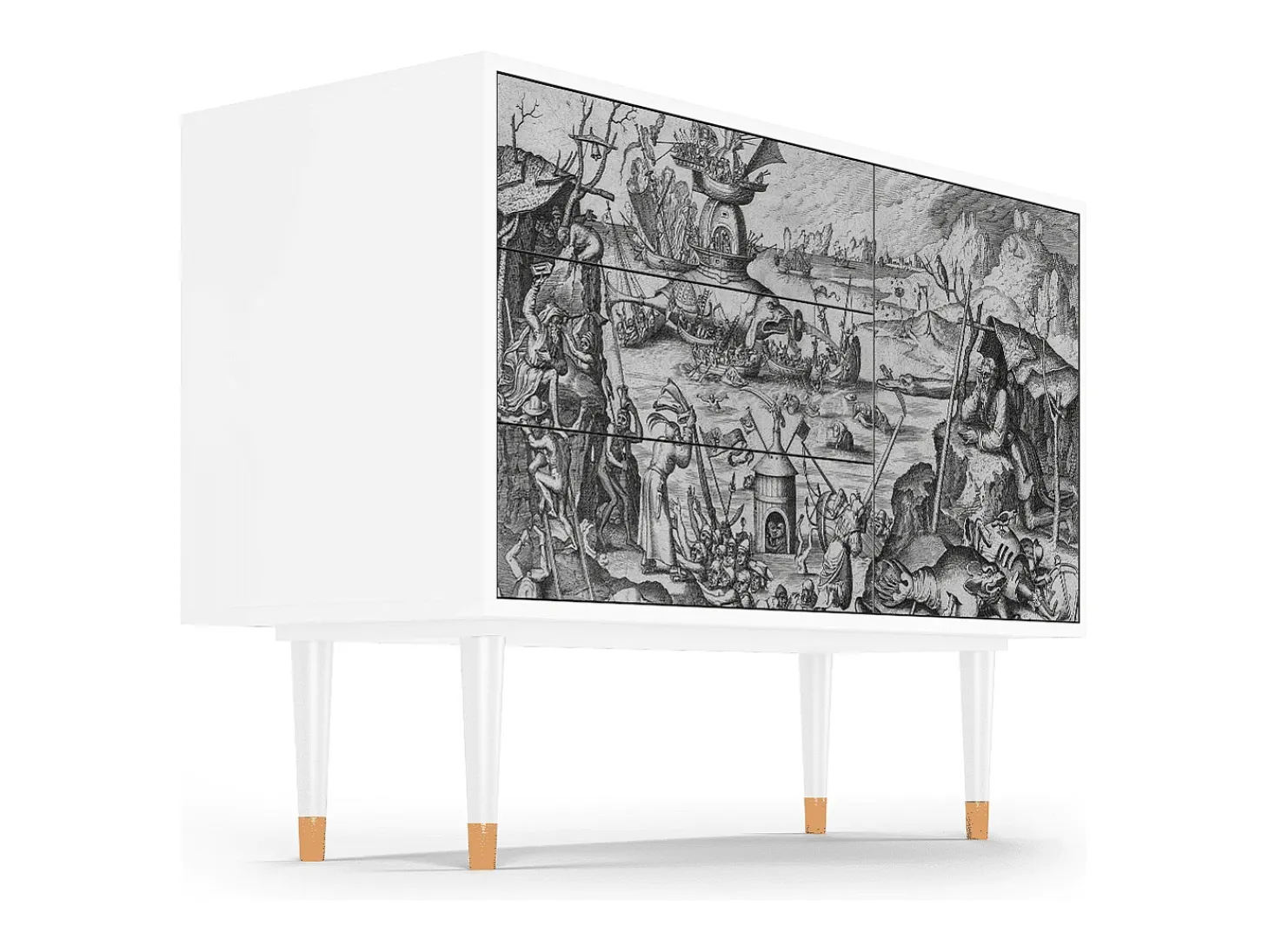 Aparador - 115х84х41 cm - S3 - The Temptation, Blanco