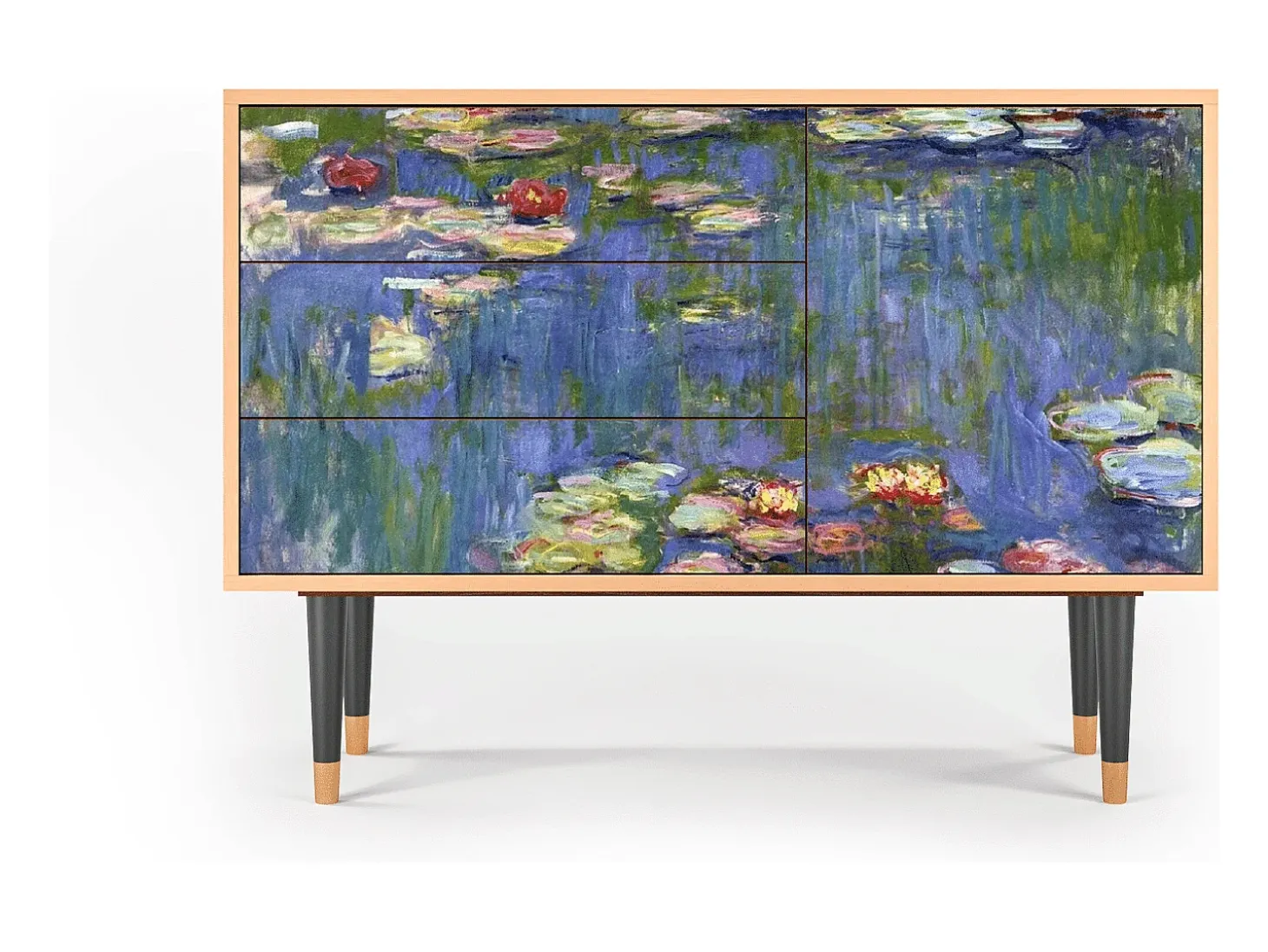Aparador - 115х84х41 cm - S3 - The water lily pond , Nogal