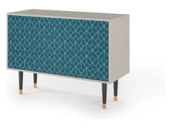 Aparador - 115х84х41 cm - S3 - Turquoise Geometry, Arena