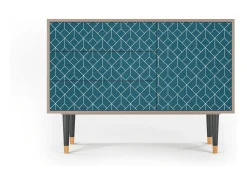 Aparador - 115х84х41 cm - S3 - Turquoise Geometry, Arena