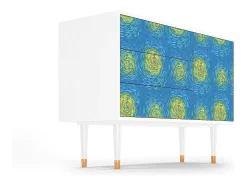 Aparador - 115х84х41 cm - S3 - Van Gogh Lights, Blanco