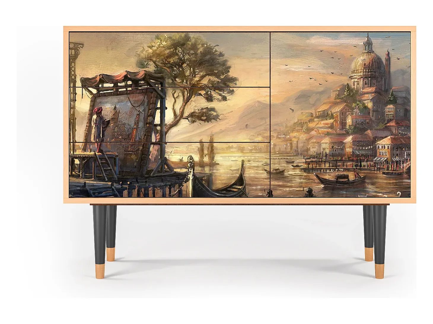 Aparador - 115х84х41 cm - S3 - Venice, Nogal