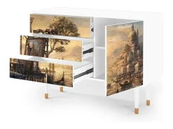 Aparador - 115х84х41 cm - S3 - Venice, Blanco