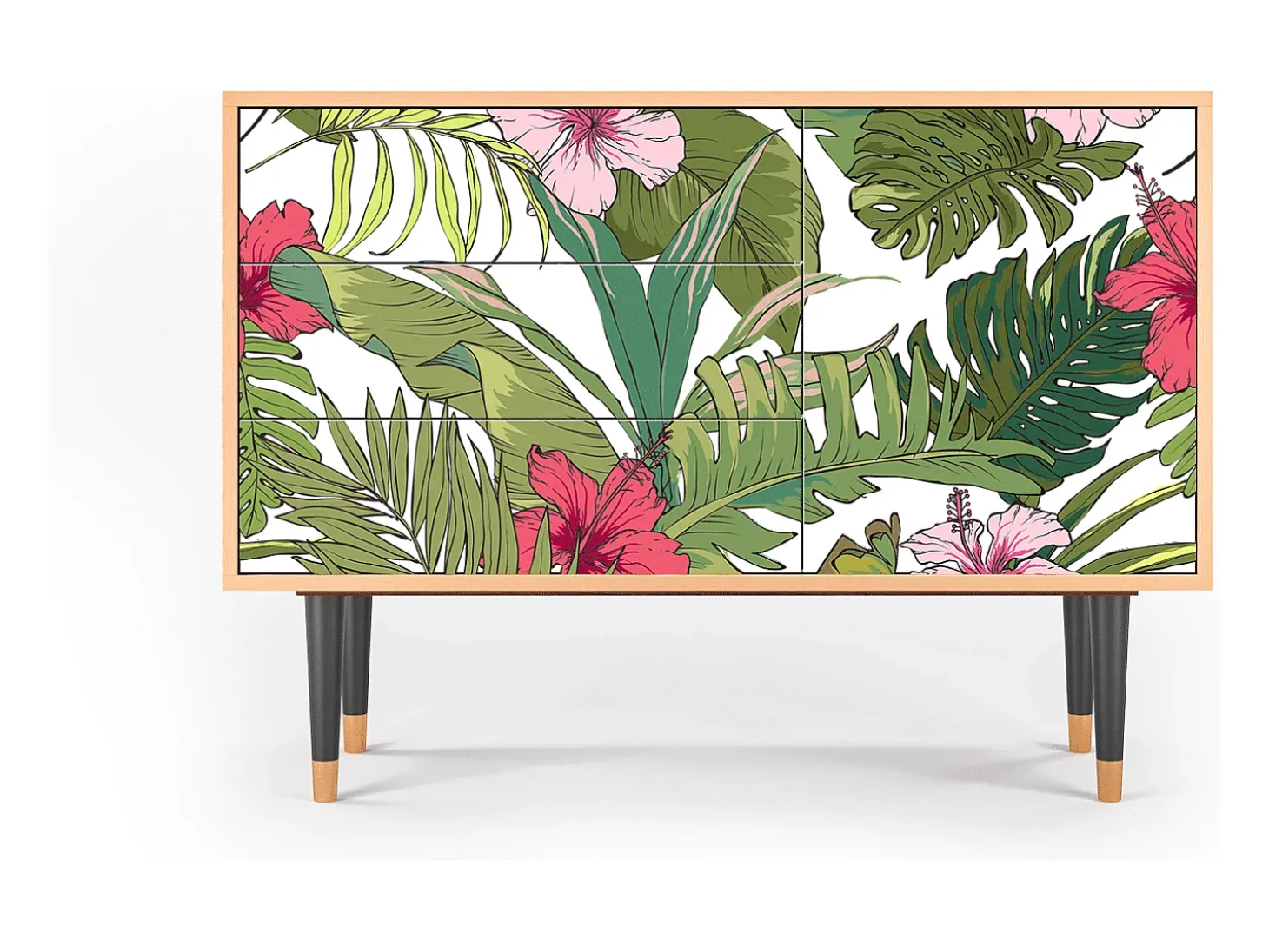 Aparador - 115х84х41 cm - S3 - Verdant Tropics, Nogal