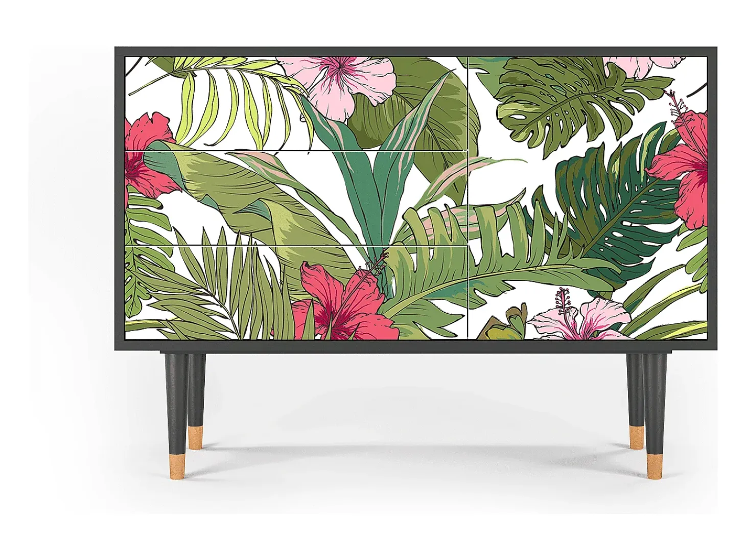 Aparador - 115х84х41 cm - S3 - Verdant Tropics, Antracita