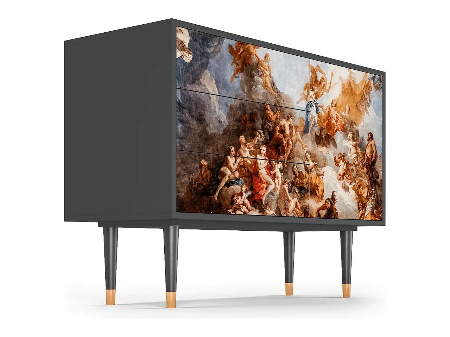 Aparador - 115х84х41 cm - S3 - Versailles, Antracita