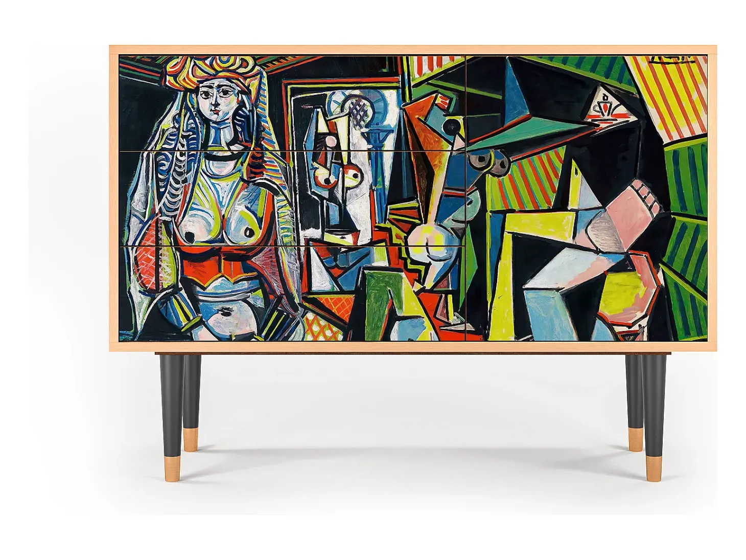 Aparador - 115х84х41 cm - S3 - Women of Algiers, Nogal