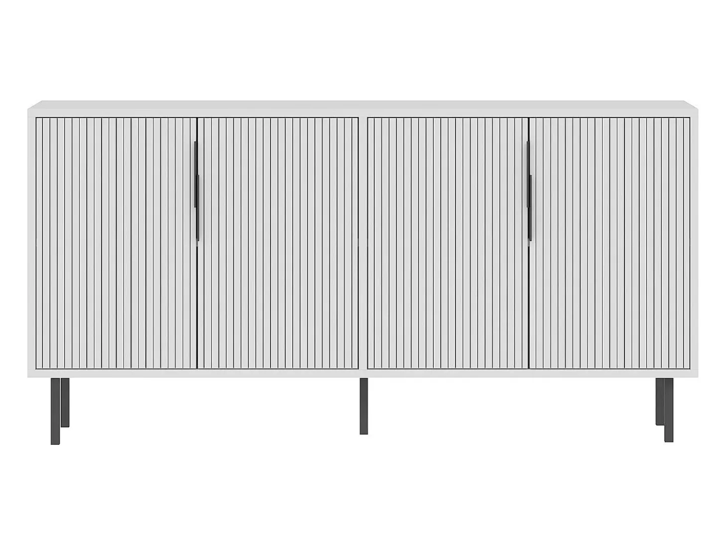 Aparador – 150 cm x 75 cm x 36 cm – Blanco – Melamina