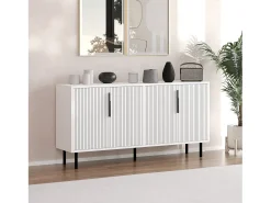 Aparador – 150 cm x 75 cm x 36 cm – Blanco – Melamina