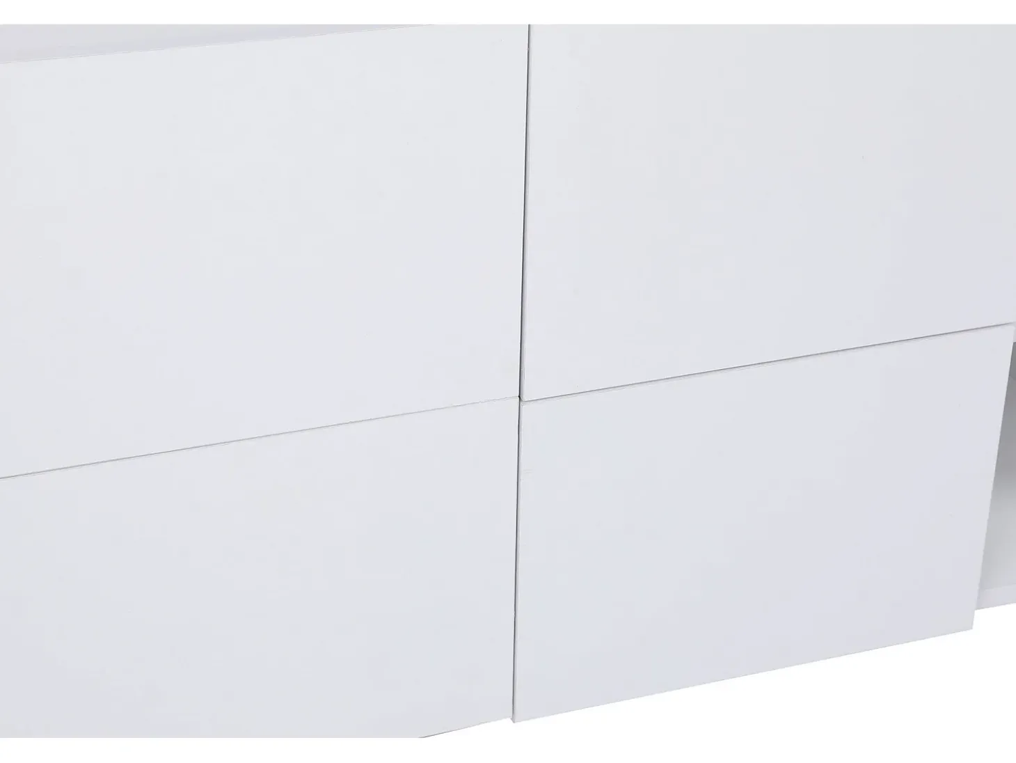 Aparador – 150cm x 42cm x 71cm – Blanco – Tablero de partículas con revestimiento de melamina