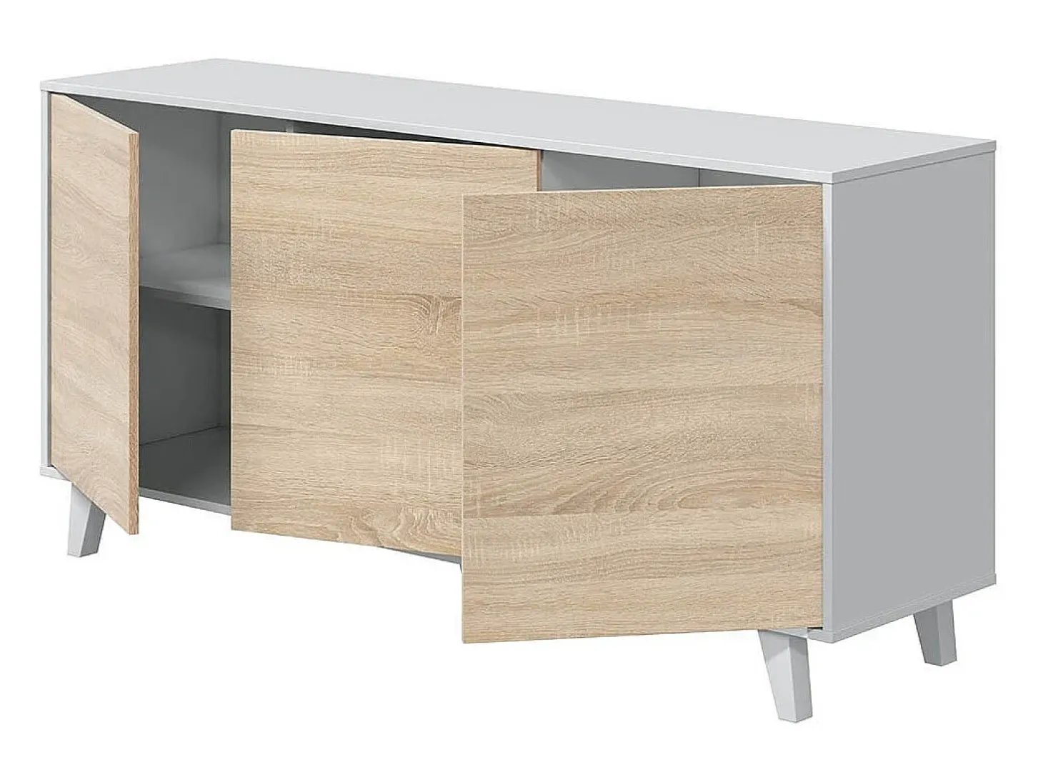 Aparador 3 puertas - L154 cm - Zaiken Plus