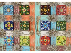 Aparador 2 puertas con detalles en cerámica