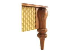 Aparador 2 puertas de madera de mango maciza con patas torneadas