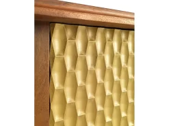 Aparador 2 puertas de madera de mango maciza con patas torneadas