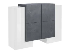 Aparador 6 puertas salón vestíbulo diseño Pillon Vaux Ardesia