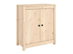 Aparador 2 uds de madera maciza de pino 70x35x80 cm ES95041