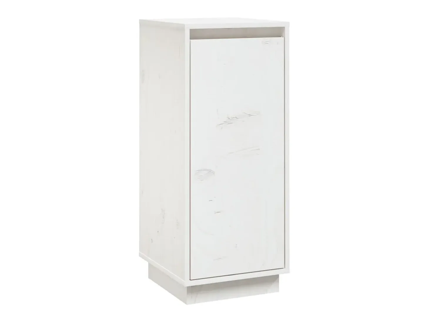 Aparador 2 unidades madera maciza de pino blanco 31,5x34x75 cm