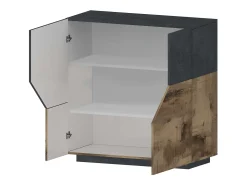 Aparador 100 x 43 cm 2 puertas cocina mueble salón moderno Klain Report