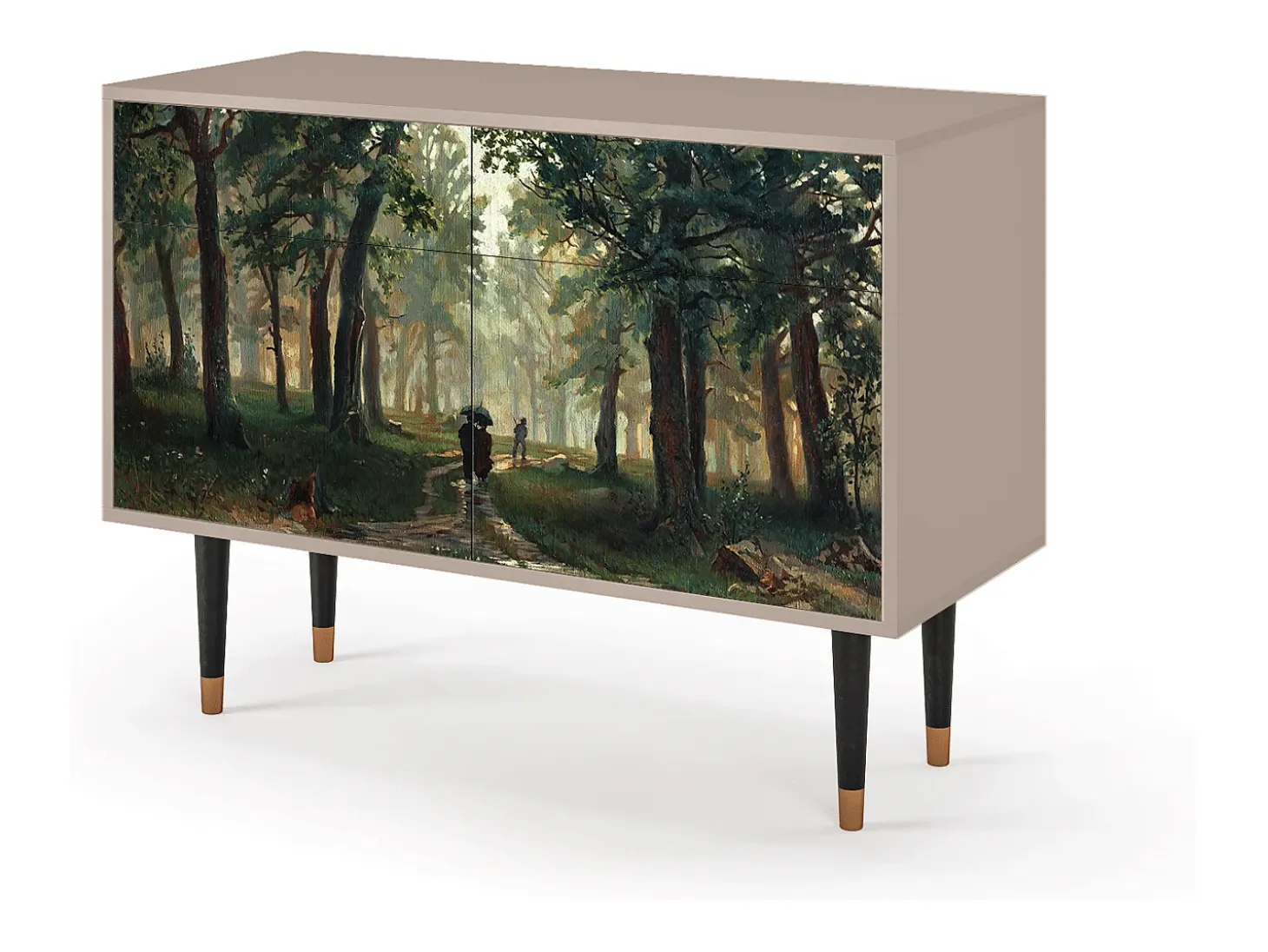 Aparador - 115x85x48 cm - BS4 - Rain in the Oak Forest, Latte