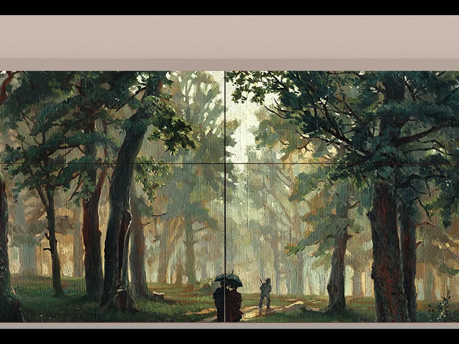 Aparador - 115x85x48 cm - BS4 - Rain in the Oak Forest, Latte