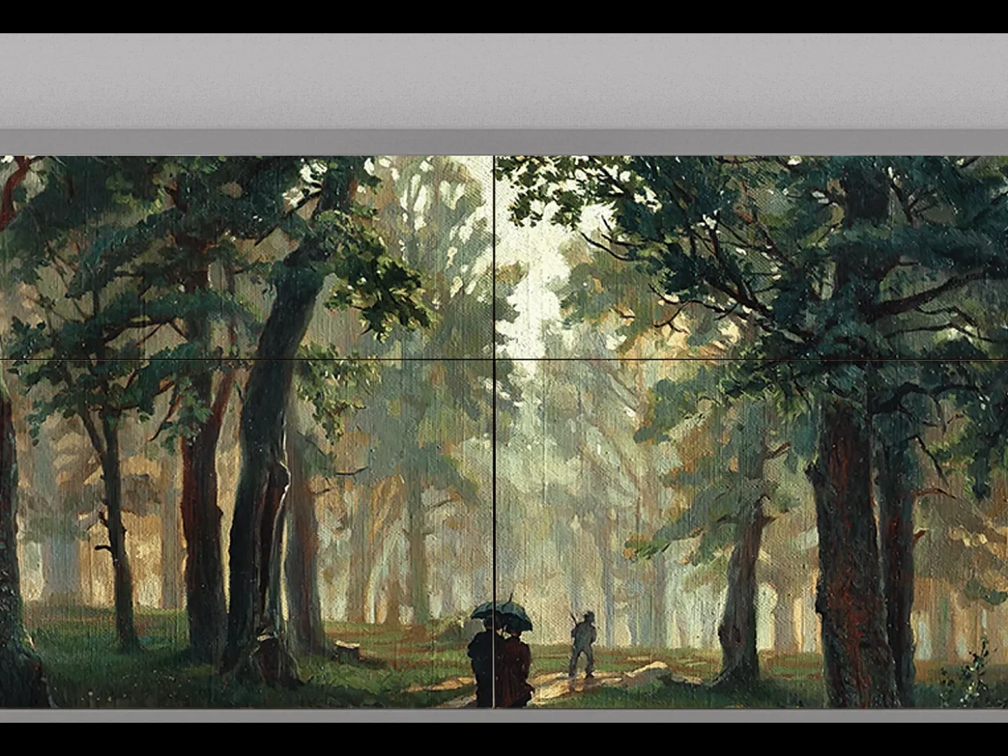 Aparador - 115x85x48 cm - BS4 - Rain in the Oak Forest, Gris