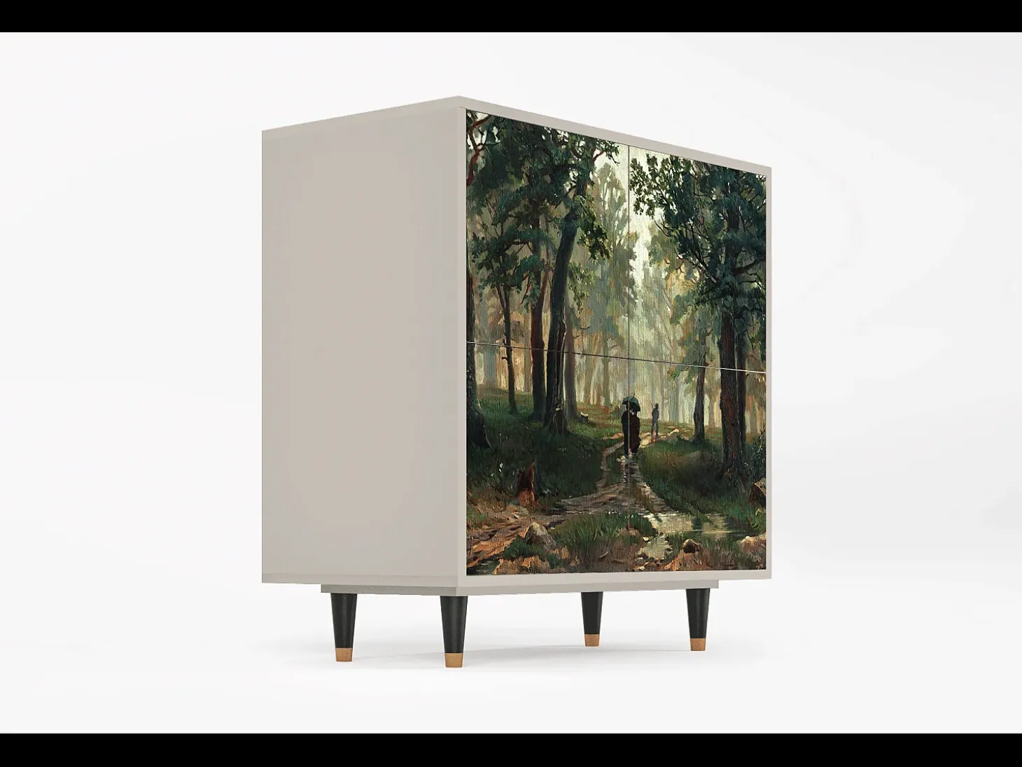 Aparador - 94x96x48 cm - BS3 - Rain in the Oak Forest, Arena