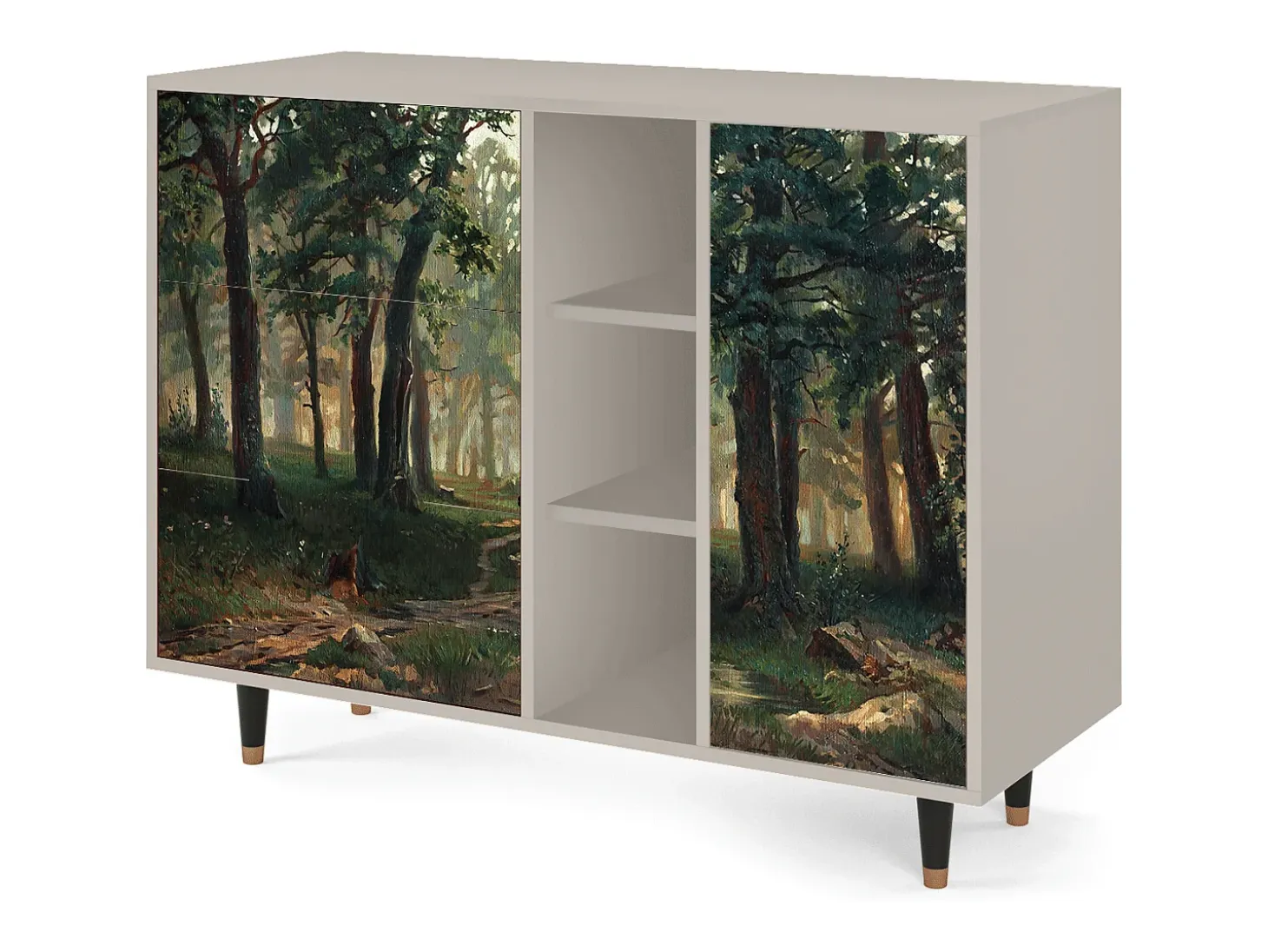 Aparador - 125x98x48 cm - BS2 - Rain in the Oak Forest, Arena