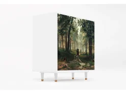 Aparador - 94x96x48 cm - BS3 - Rain in the Oak Forest, Blanco